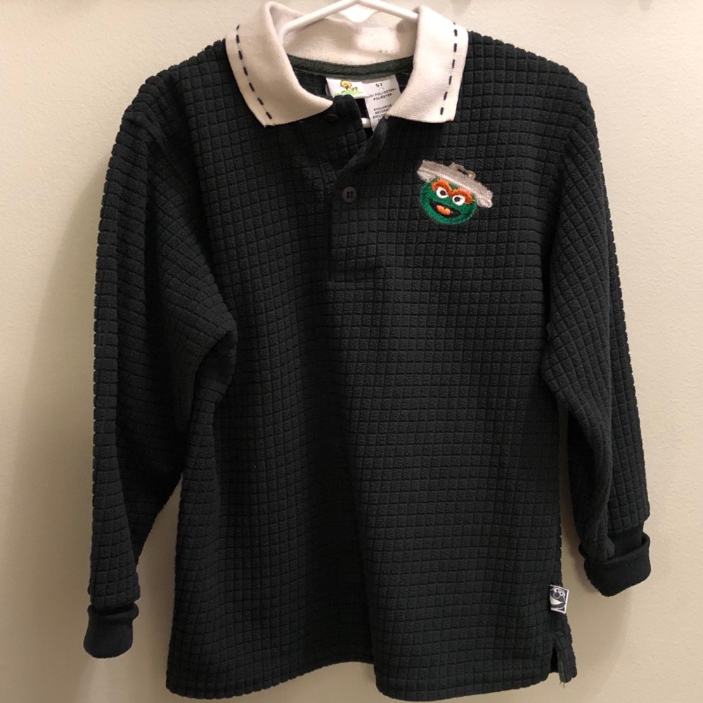 Sesame Street Oscar The Grouch Polo Shirt